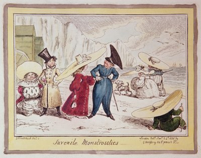 Jugendliche Monstrositäten, 1825 von George Cruikshank